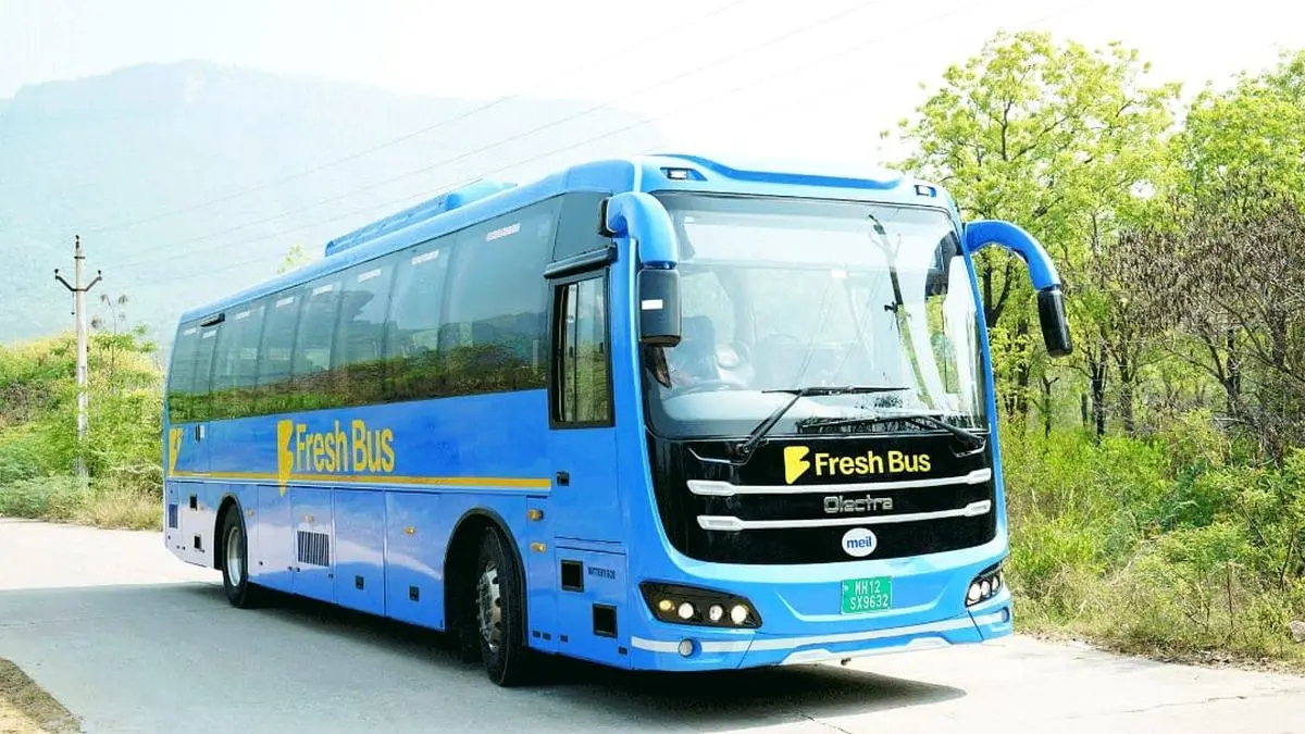 Fresh Bus introduces ebus fleet for BengaluruTirupati RouteBusiness